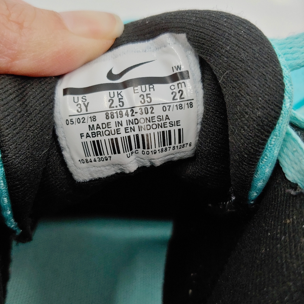 Nike Team Hustle D High Tops Teal 881942-302 - Picture 4 of 5